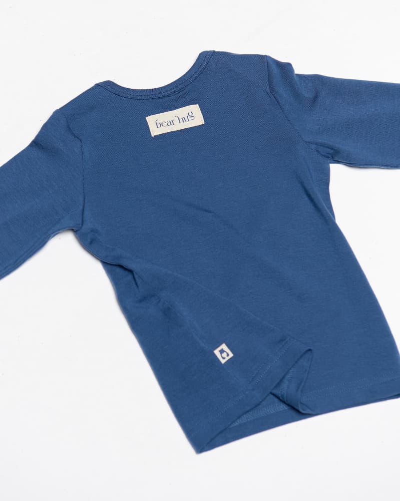 Tencel long sleeve & leggings set - navy 6