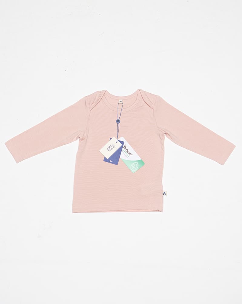 Tencel long sleeve & leggings set - light pink 2