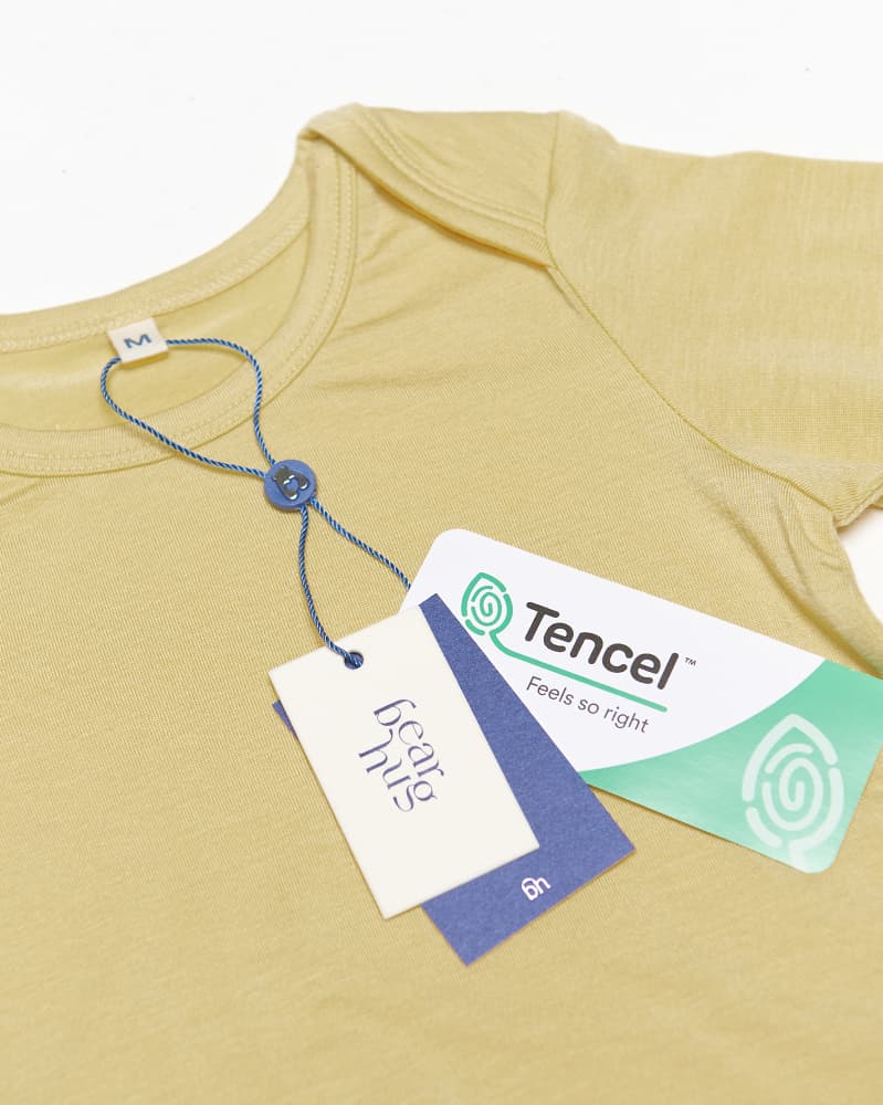 Tencel long sleeve & leggings set - light yellow 2