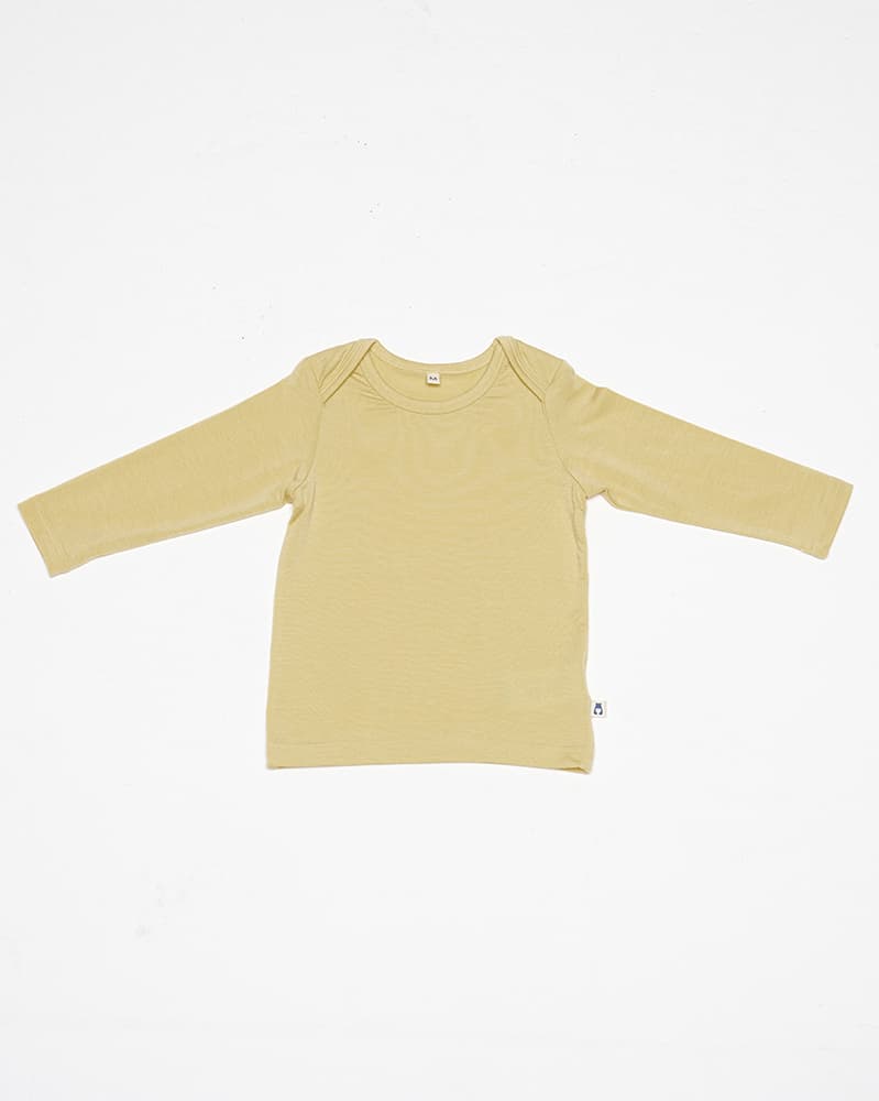 Tencel long sleeve & leggings set - light yellow 3